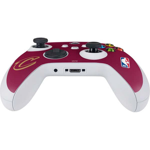 NBA Cleveland Cavaliers Large Logo Xbox Series S Controller Skin